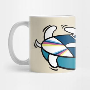 Laser Disc Turtle Mug